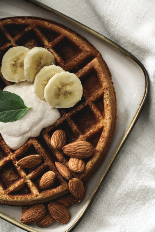 Vanilla Banana Waffles