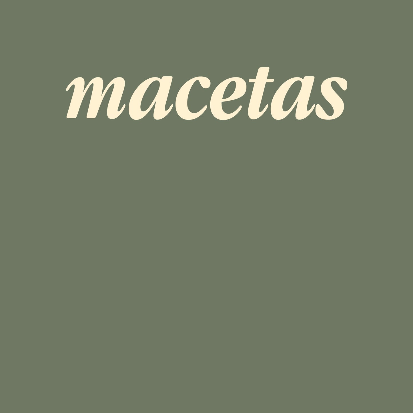 Macetas