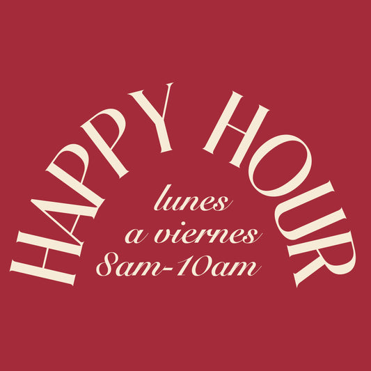 menú happy hour